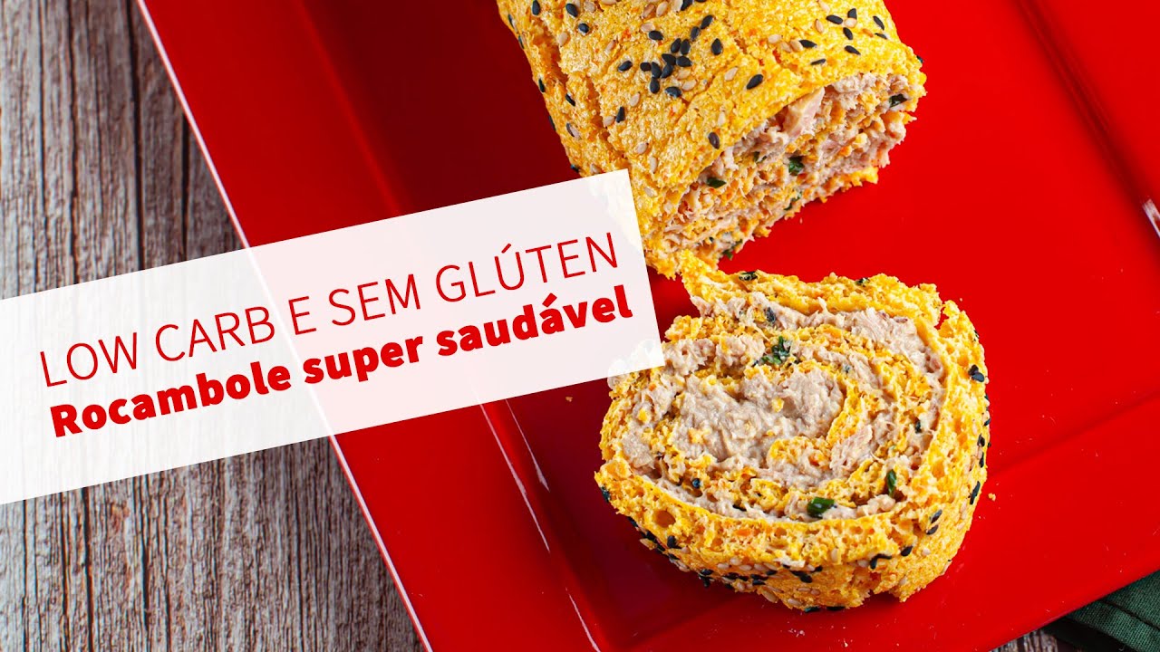 Receita SUPER NUTRITIVA! Rocambole de cenoura sem glúten!