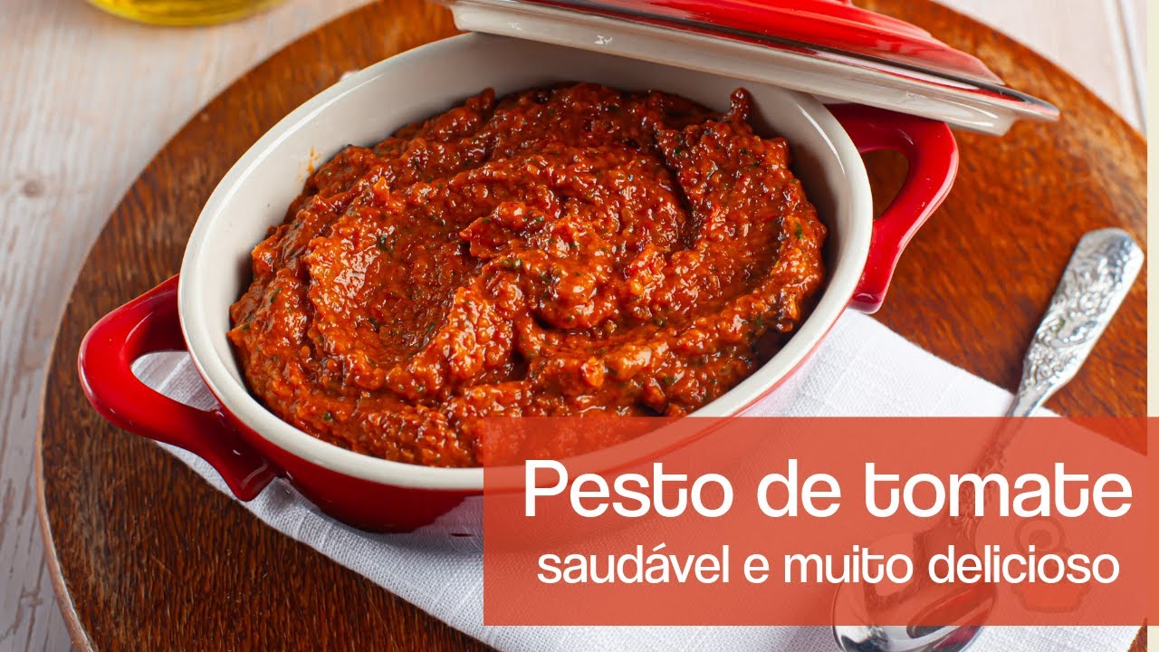 Pesto de tomate PERFEITO - Receita muito fácil e versátil