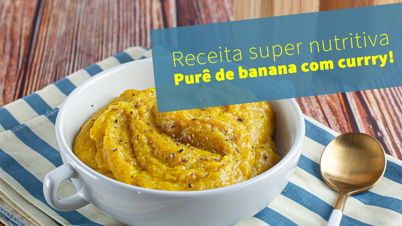 O purê MAIS GOSTOSO E FÁCIL. Feito com banana da terra