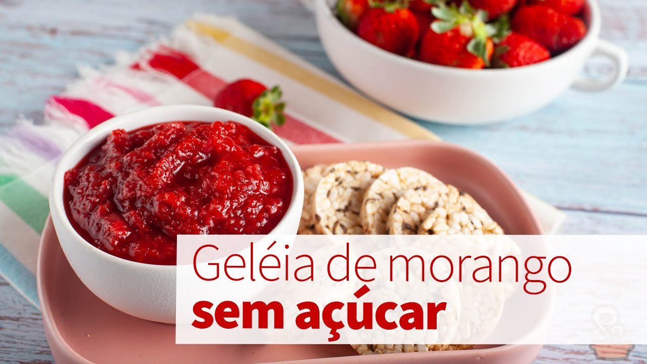 GELEIA SAUDÁVEL E SEM AÇÚCAR - super fácil de fazer!