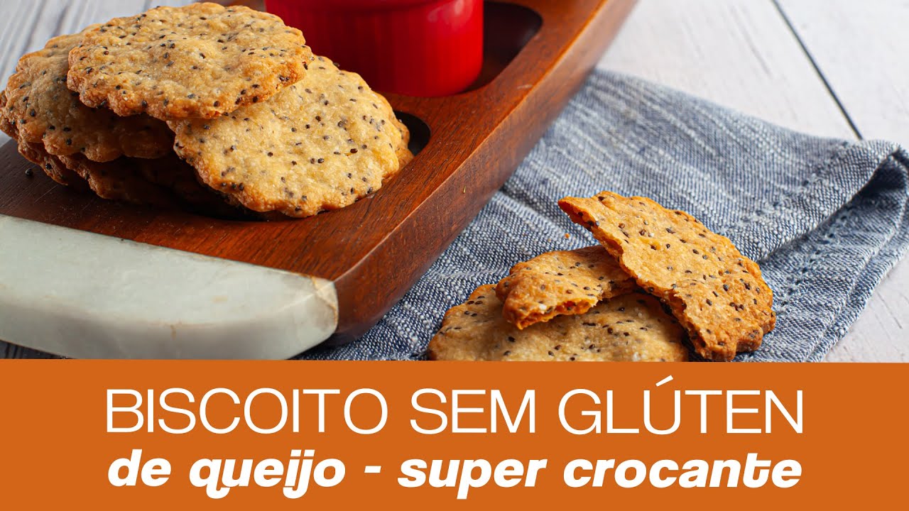 Biscoito de queijo sem glúten - super nutritivo e delicioso