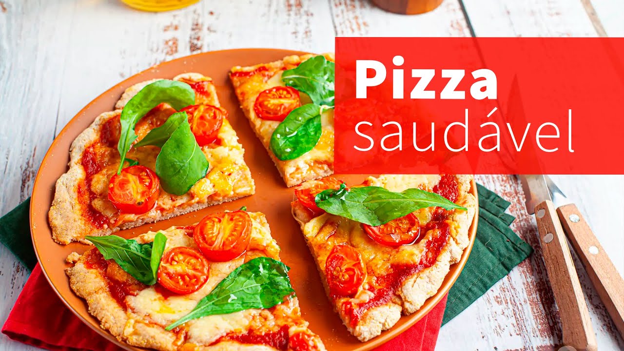 PIZZA SAUDÁVEL E SEM GLÚTEN - muito fácil de fazer!