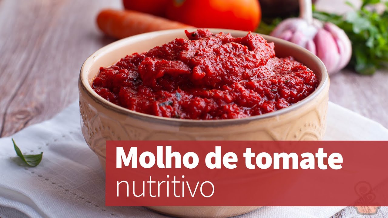 Molho de tomate assado SUPER NUTRITIVO!
