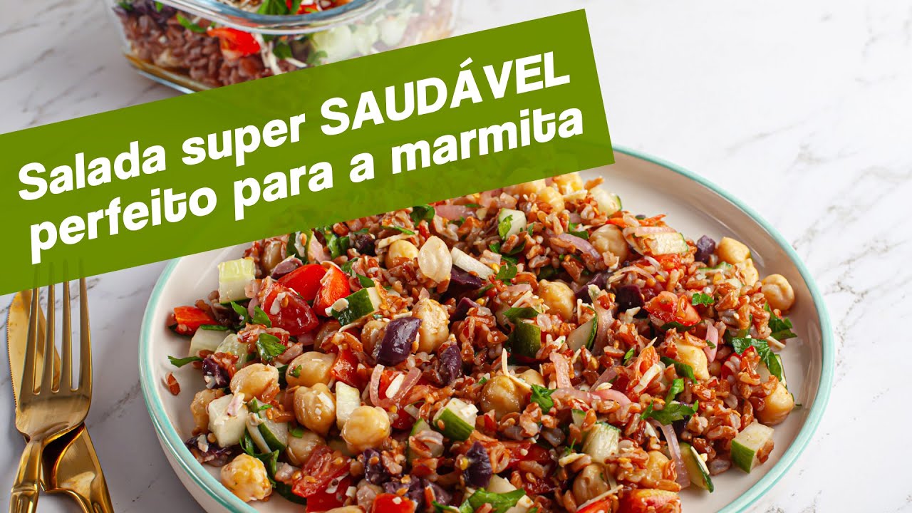 Salada REFRESCANTE e SAUDÁVEL para testar agora!