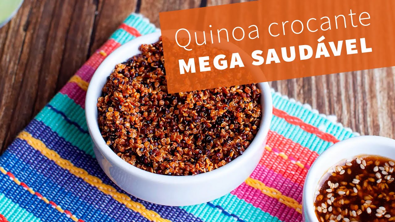 Quinoa super crocante MUITO FÁCIL de fazer!!