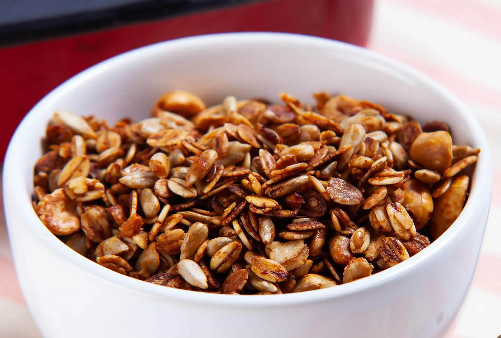 Granola de amendoim