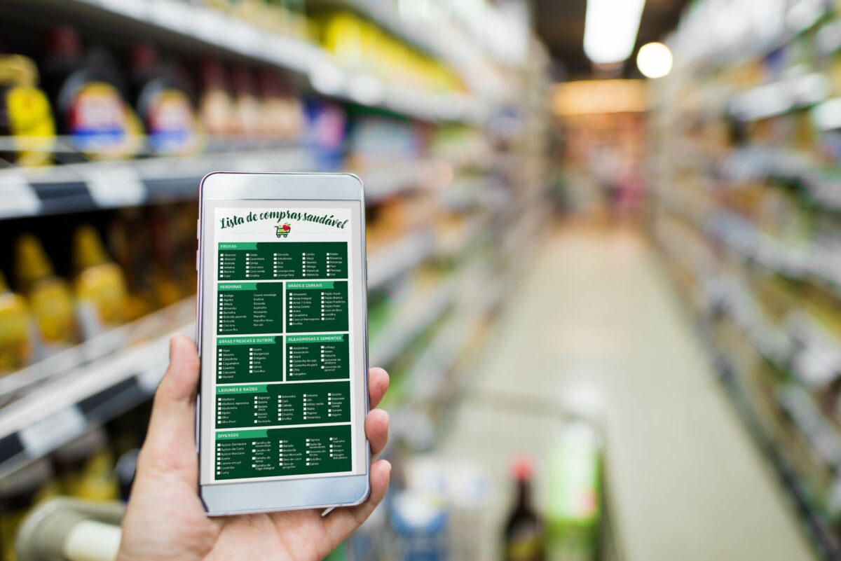 Lista de compras saudáveis - Quero Comida de Verdade