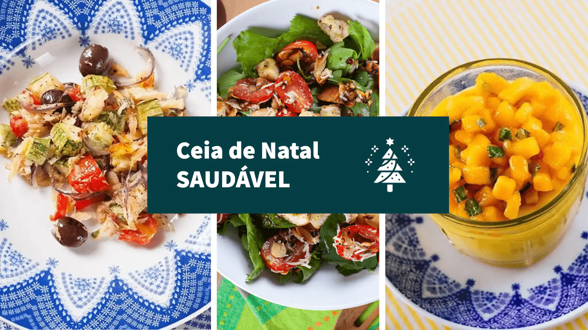 Ceia saudável de Natal