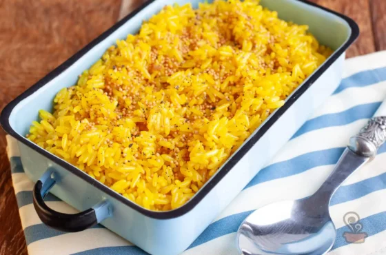Arroz de cúrcuma