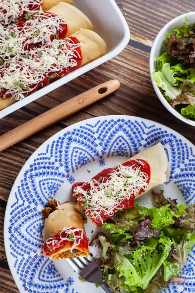 Panqueca de carne saudável - quero comida de verdade Panqueca de carne saudável - quero comida de verdade