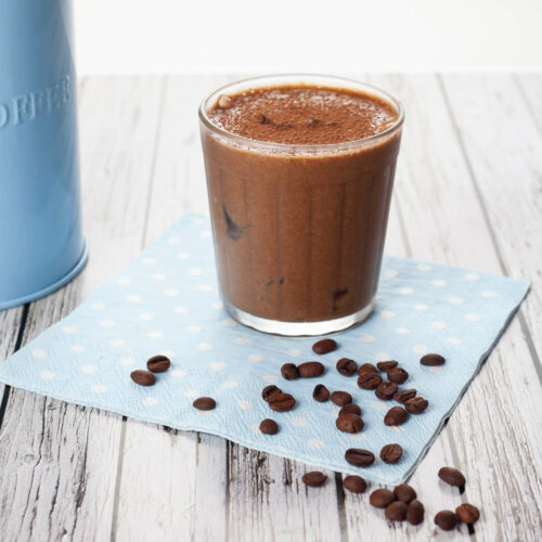 Shake de café e banana - quero comida de verdade