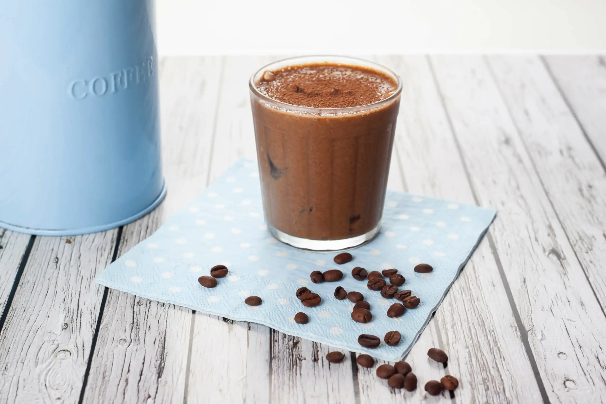 Shake de café e banana - quero comida de verdade