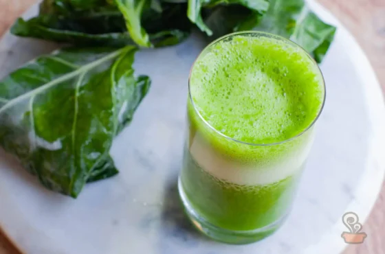 Suco verde para congelar