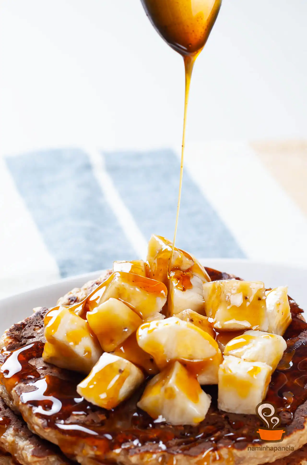 Panqueca de banana e aveia - Quero Comida de Verdade