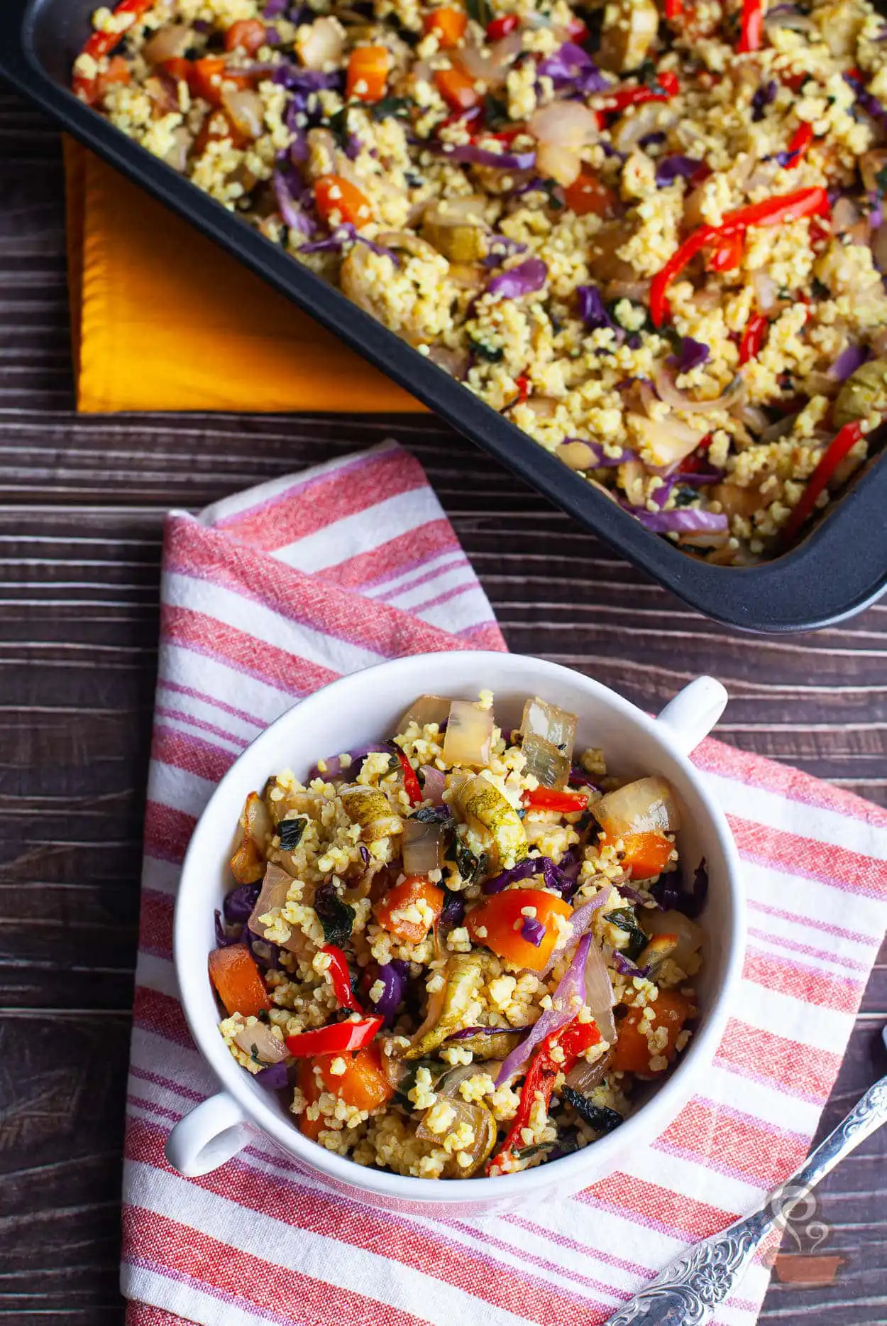 Cuscuz de legumes assados - quero comida de verdade