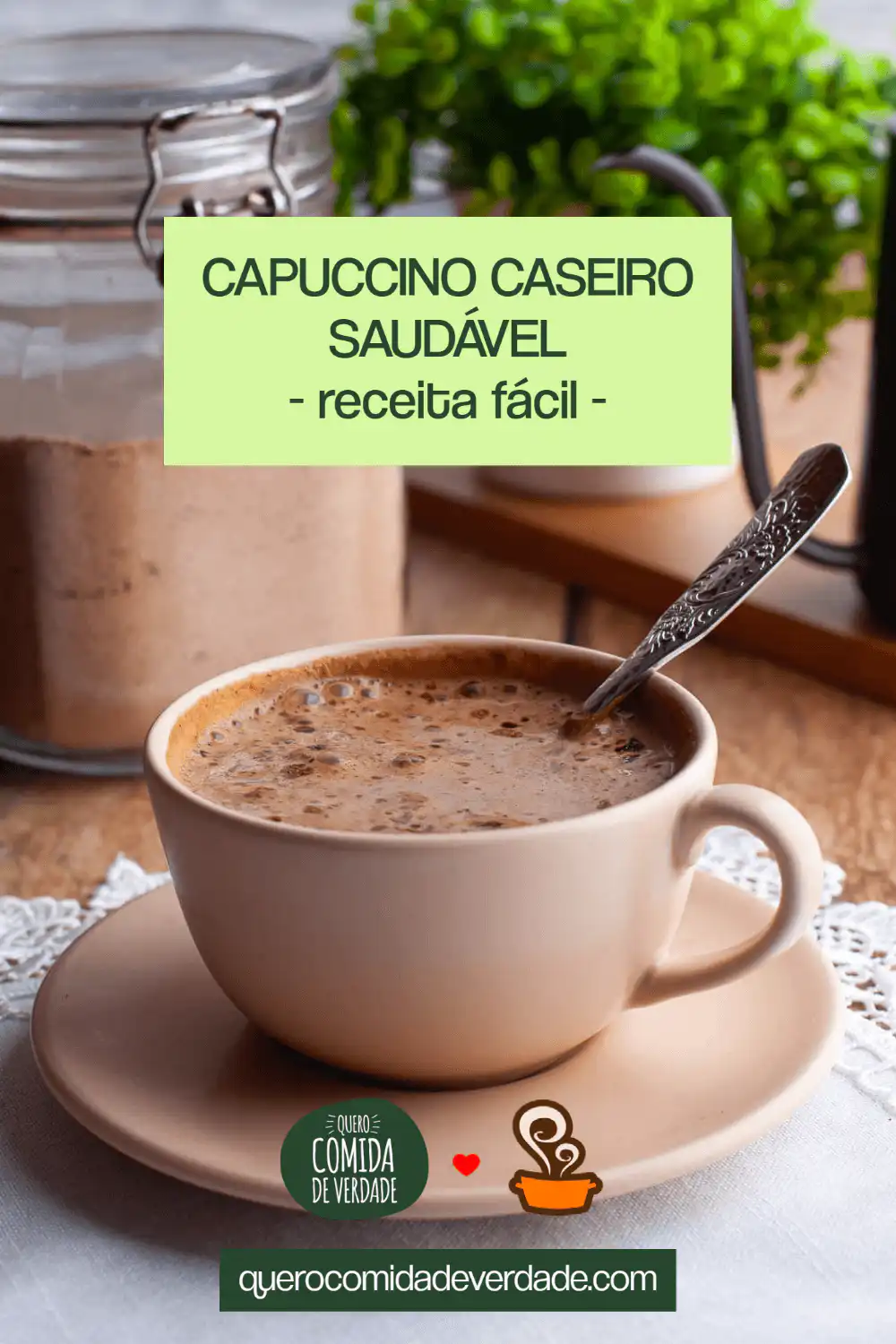 Capuccino caseiro saudável