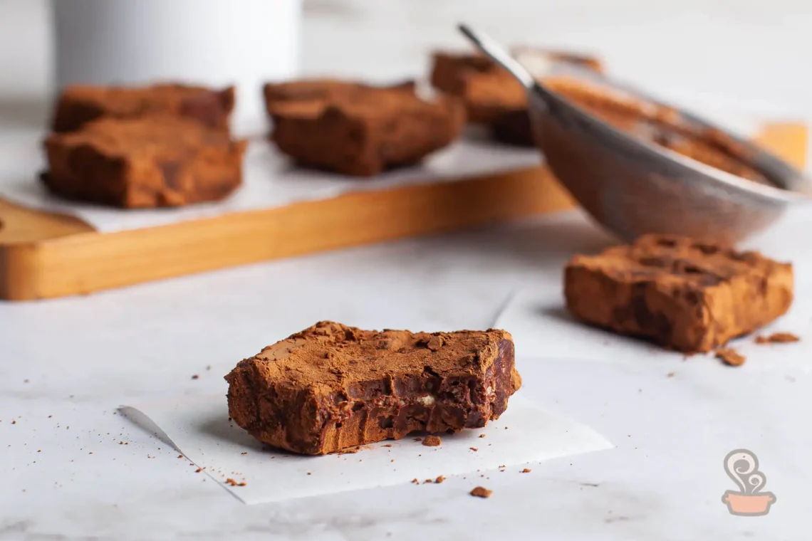 Fudge saudável de chocolate