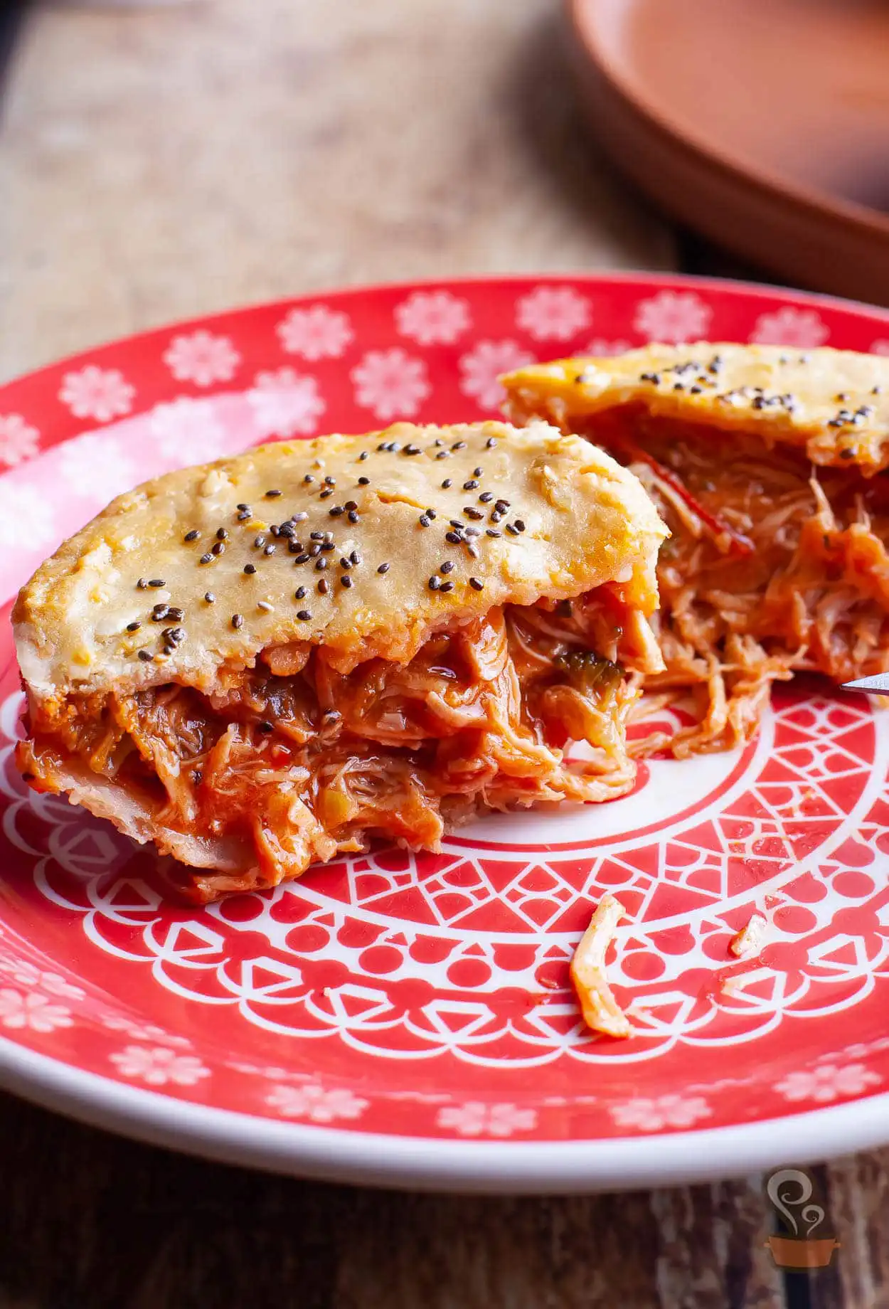 Torta de frango sem glúten Torta de frango sem glúten