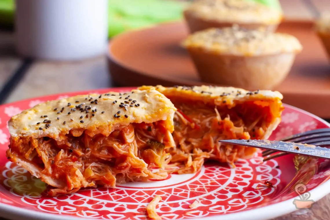 Torta de frango sem glúten