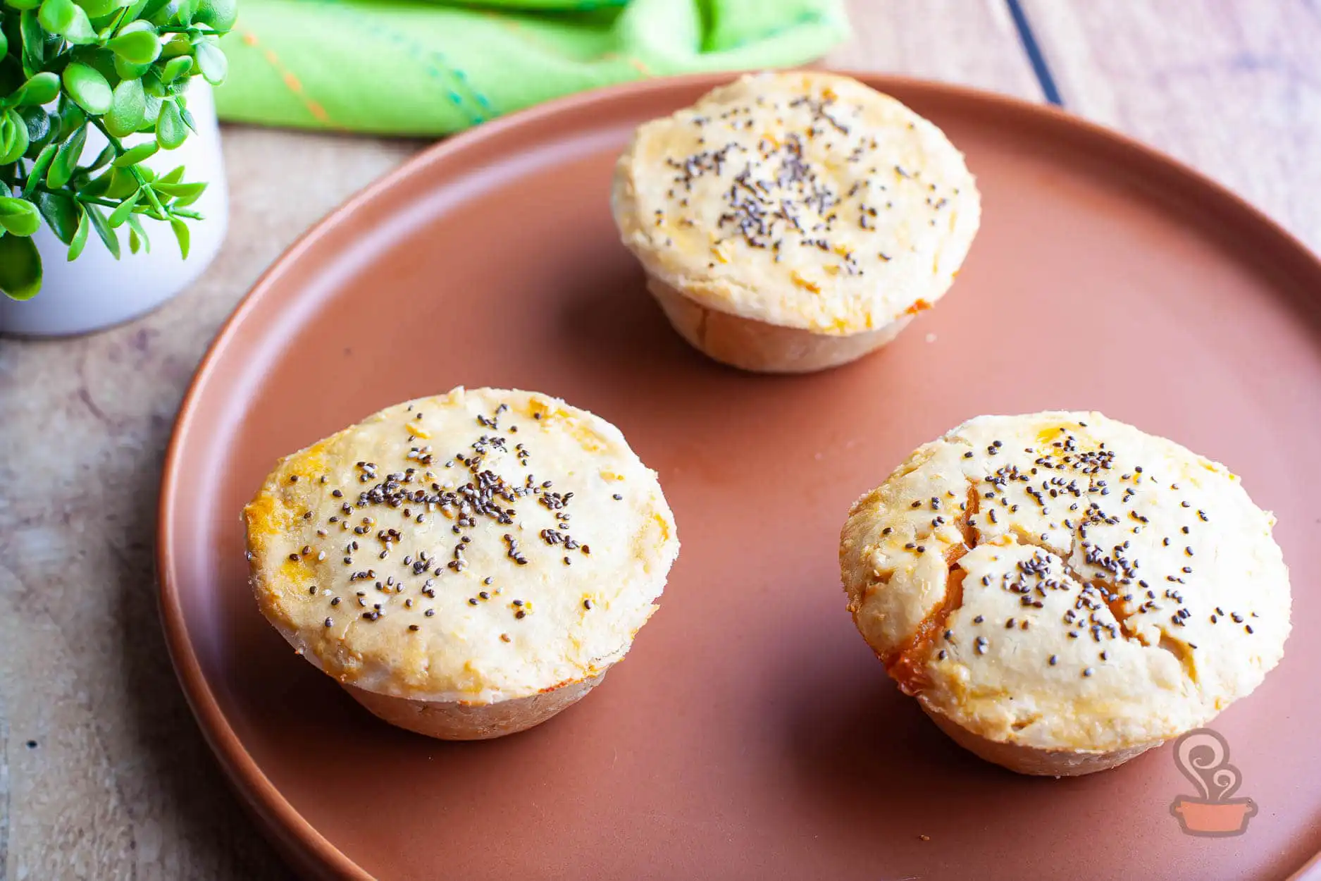 Torta de frango sem glúten