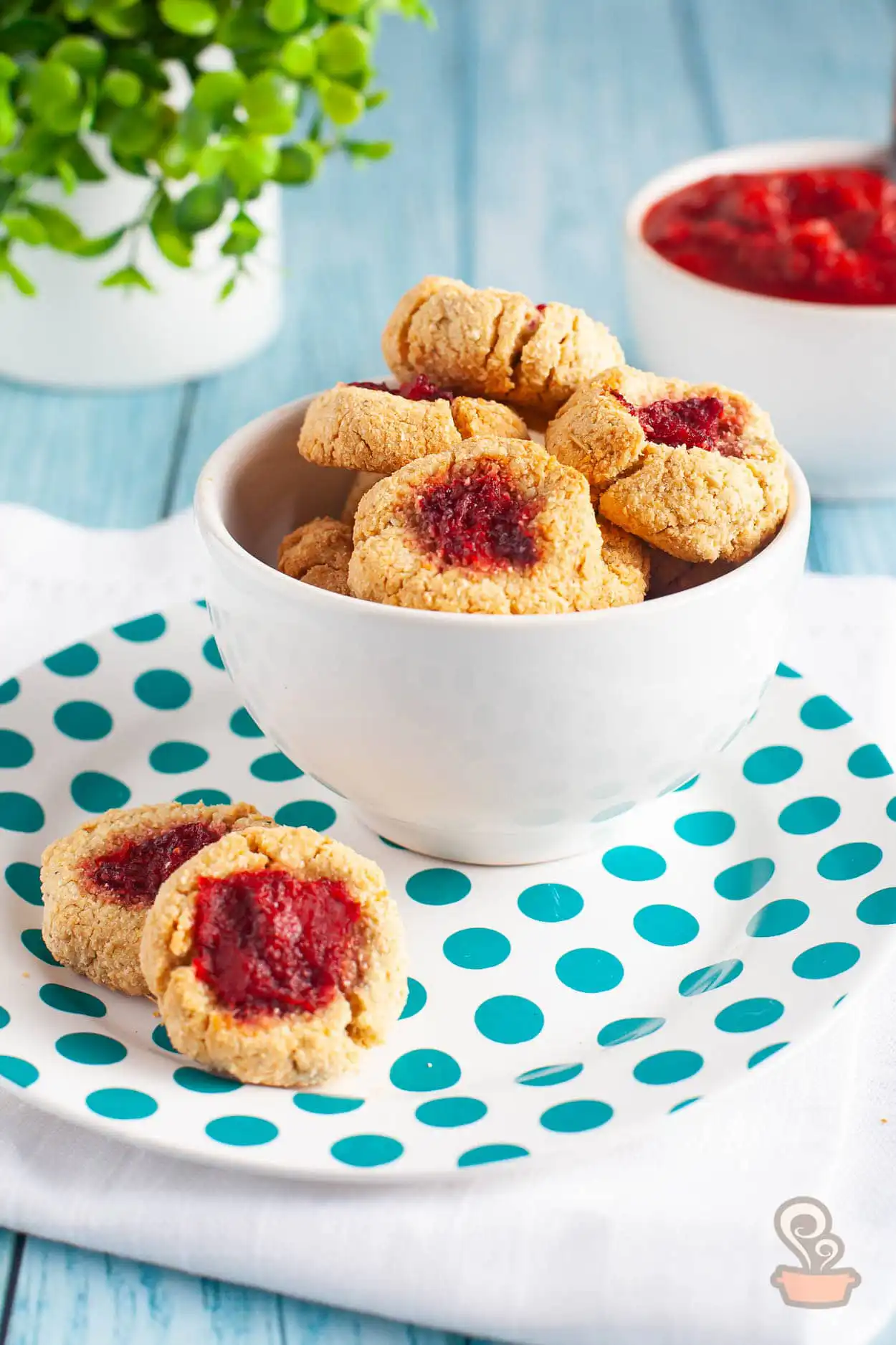 Biscoito com geleia saudável - Quero Comida de Verdade - Alimentação Saudável