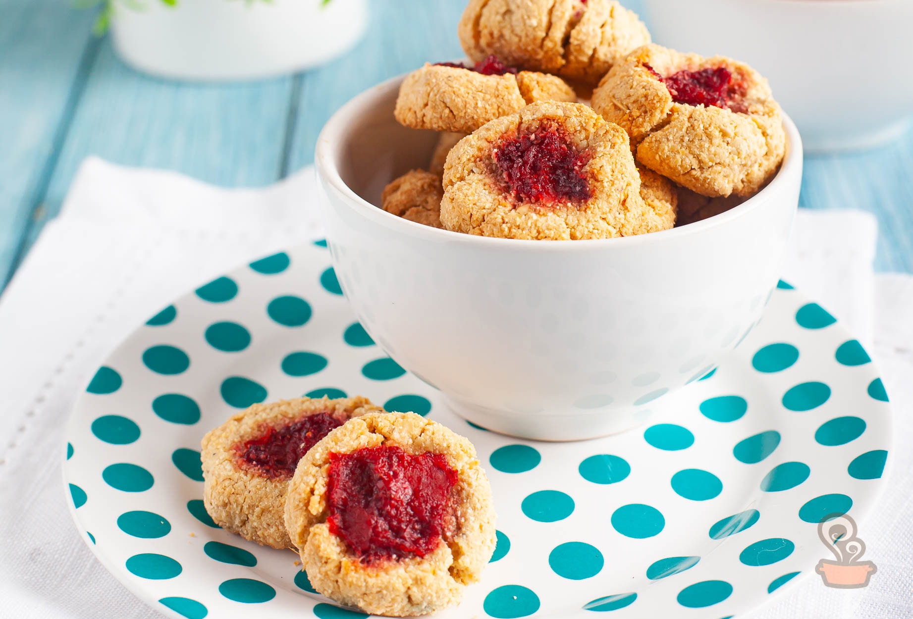 Biscoito com geleia saudável - Quero Comida de Verdade - Alimentação Saudável