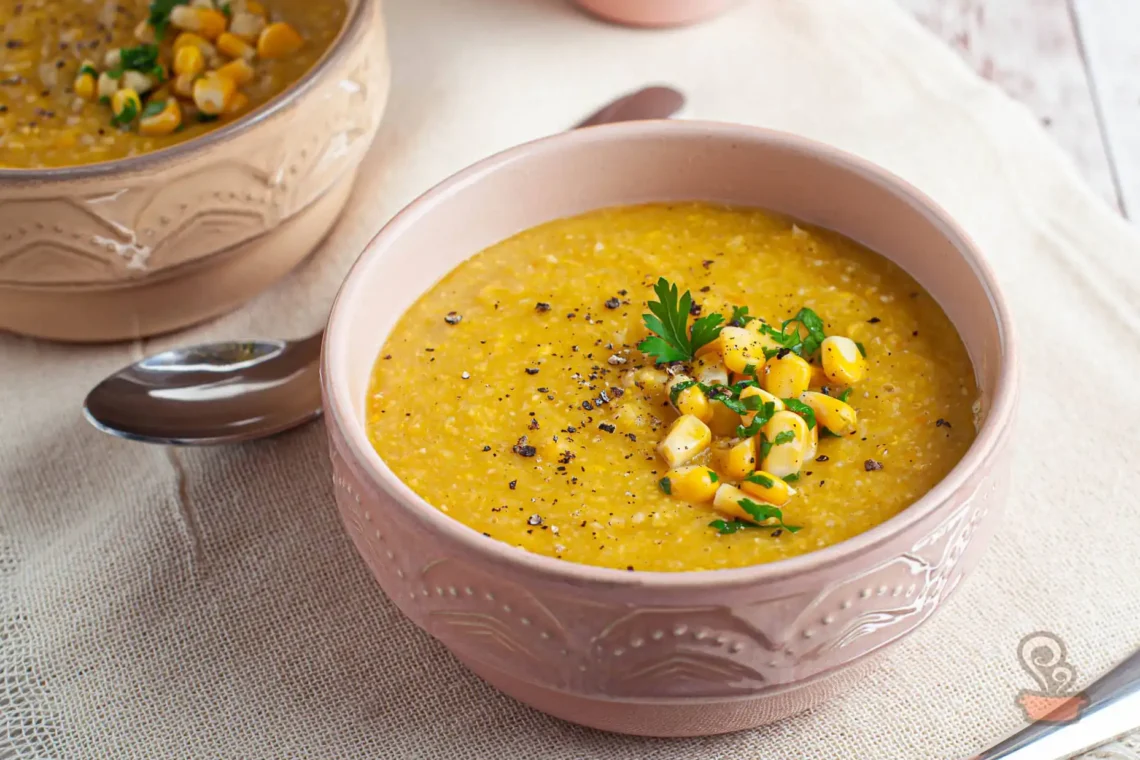Creme de milho com legumes - Quero Comida de Verdade - Alimentação Saudável