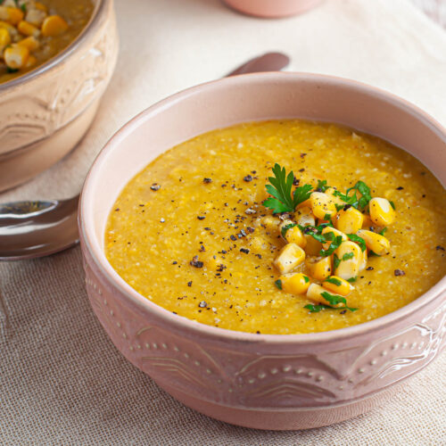 Creme de milho com legumes - Quero Comida de Verdade - Alimentação Saudável