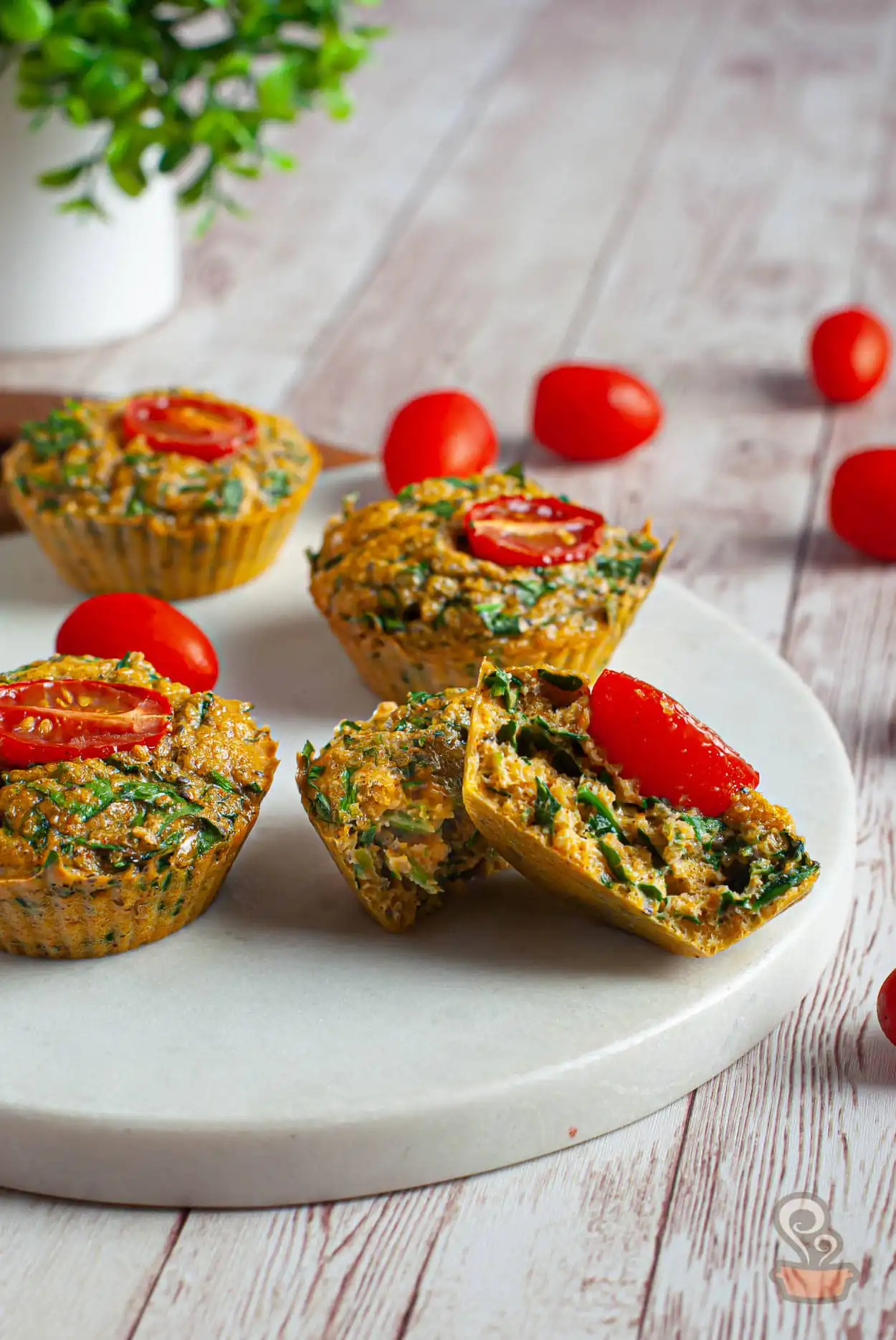 Muffin saudável de espinafre - Quero Comida de Verdade - Alimentação Saudável