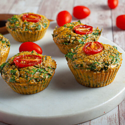 Muffin saudável de espinafre - Quero Comida de Verdade - Alimentação Saudável
