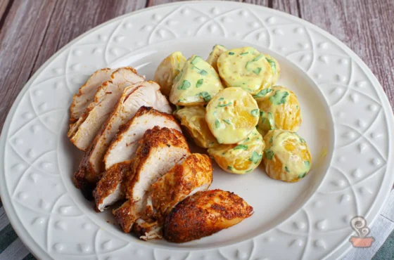 Peito de frango assado