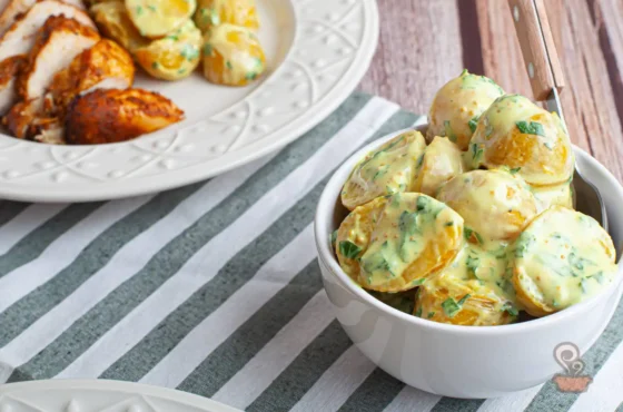 Salada de batata saudável