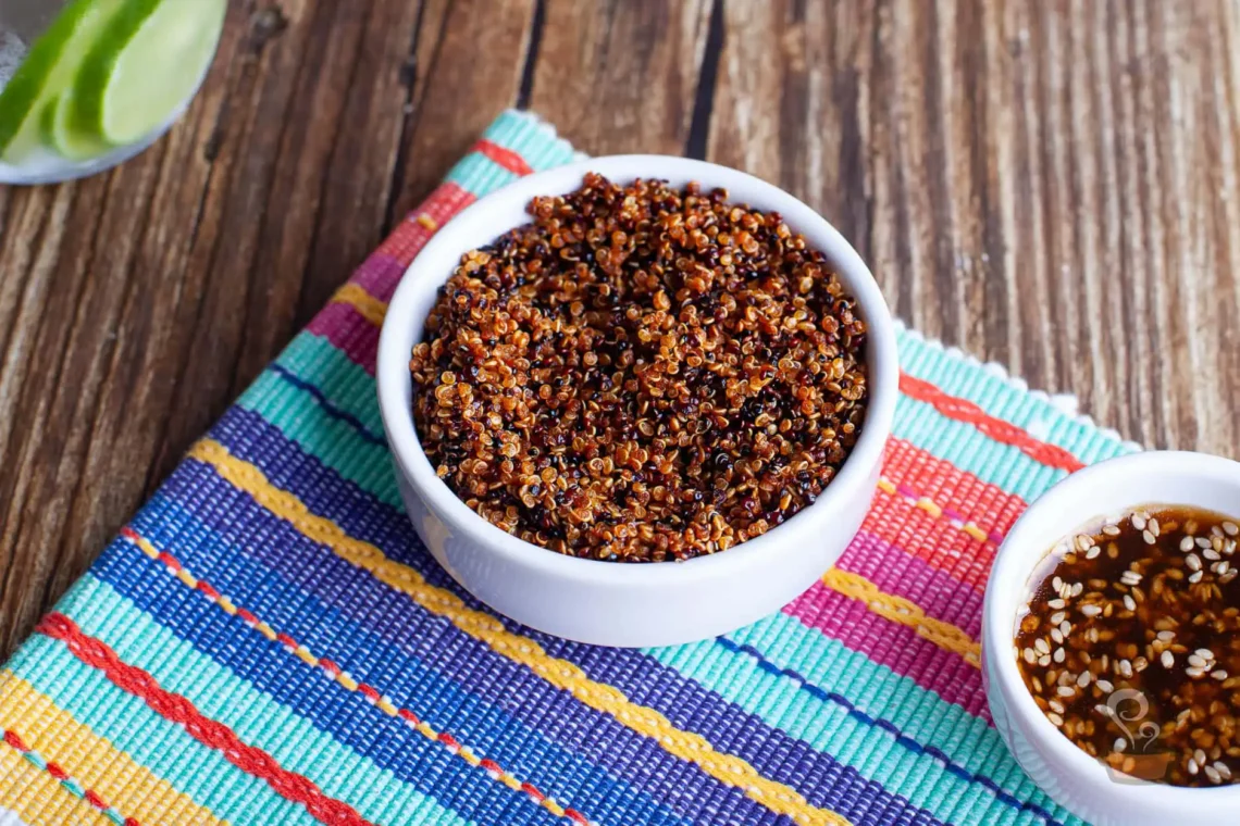 Quinoa crocante - Quero Comida de Verdade - Alimentação Saudável