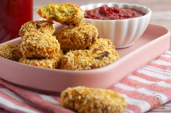 Nugget de frango saudável