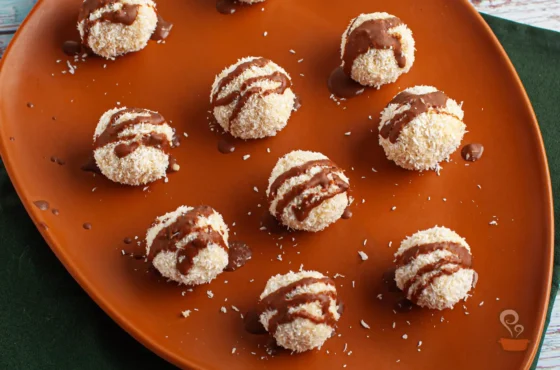 Trufa de coco saudável