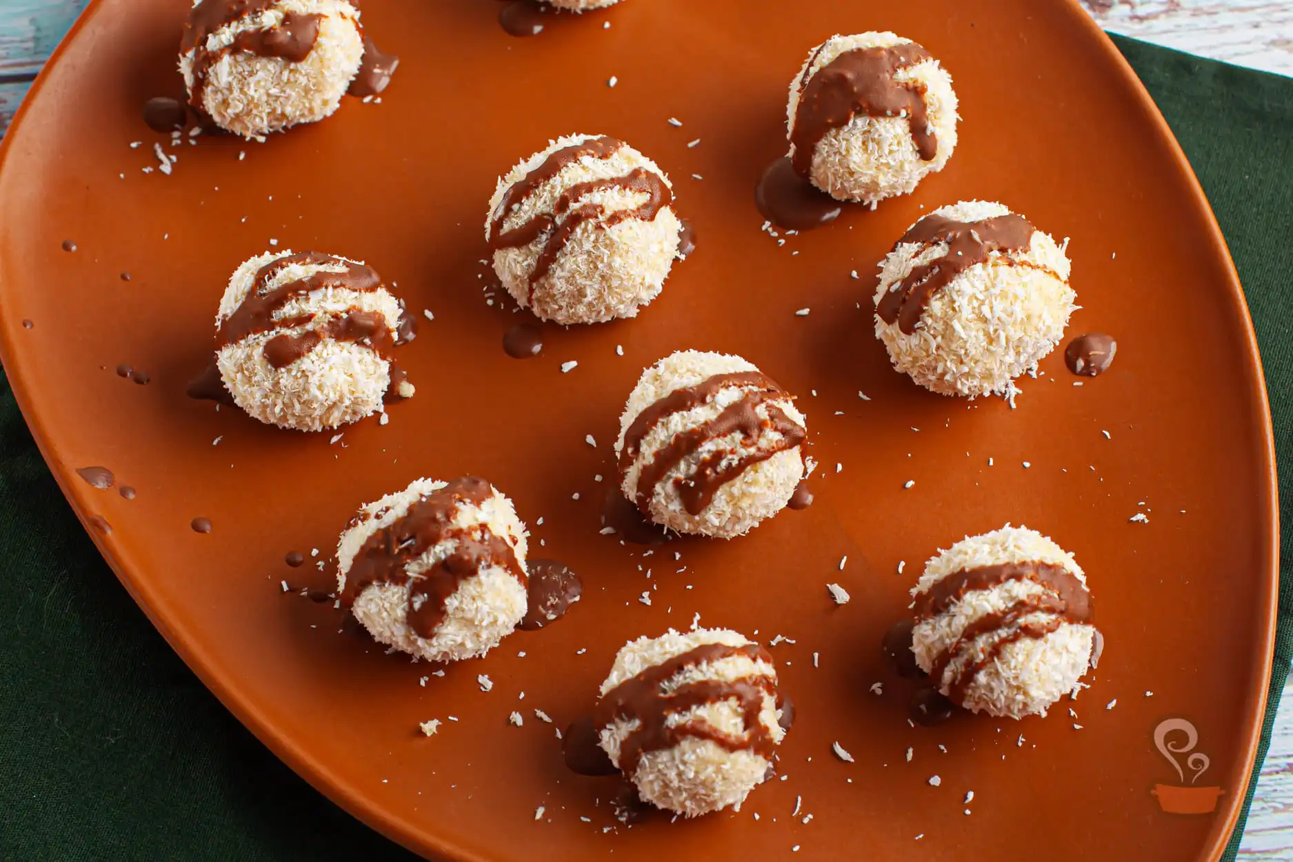 Trufa de coco saudável