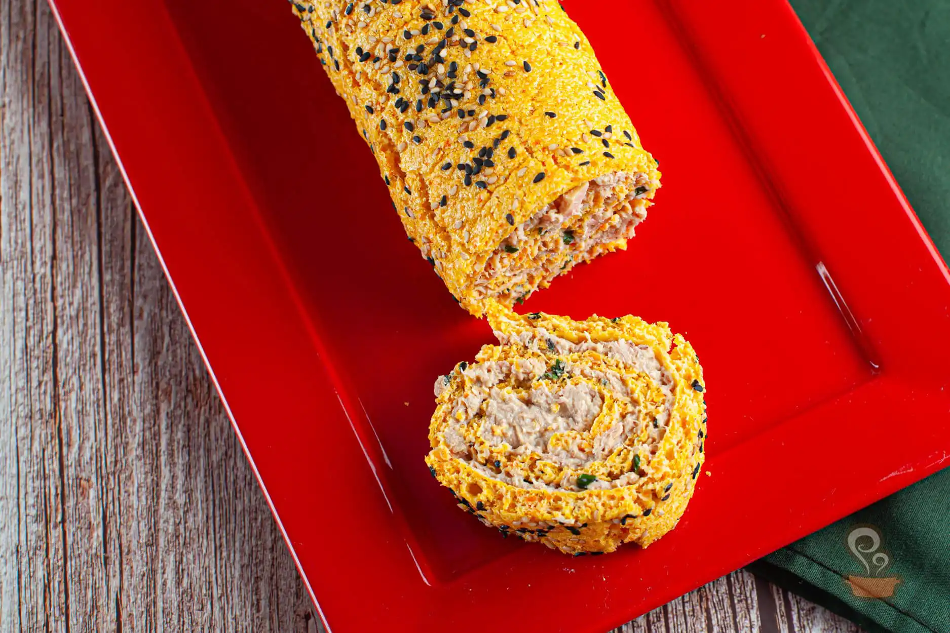 Rocambole salgado saudável