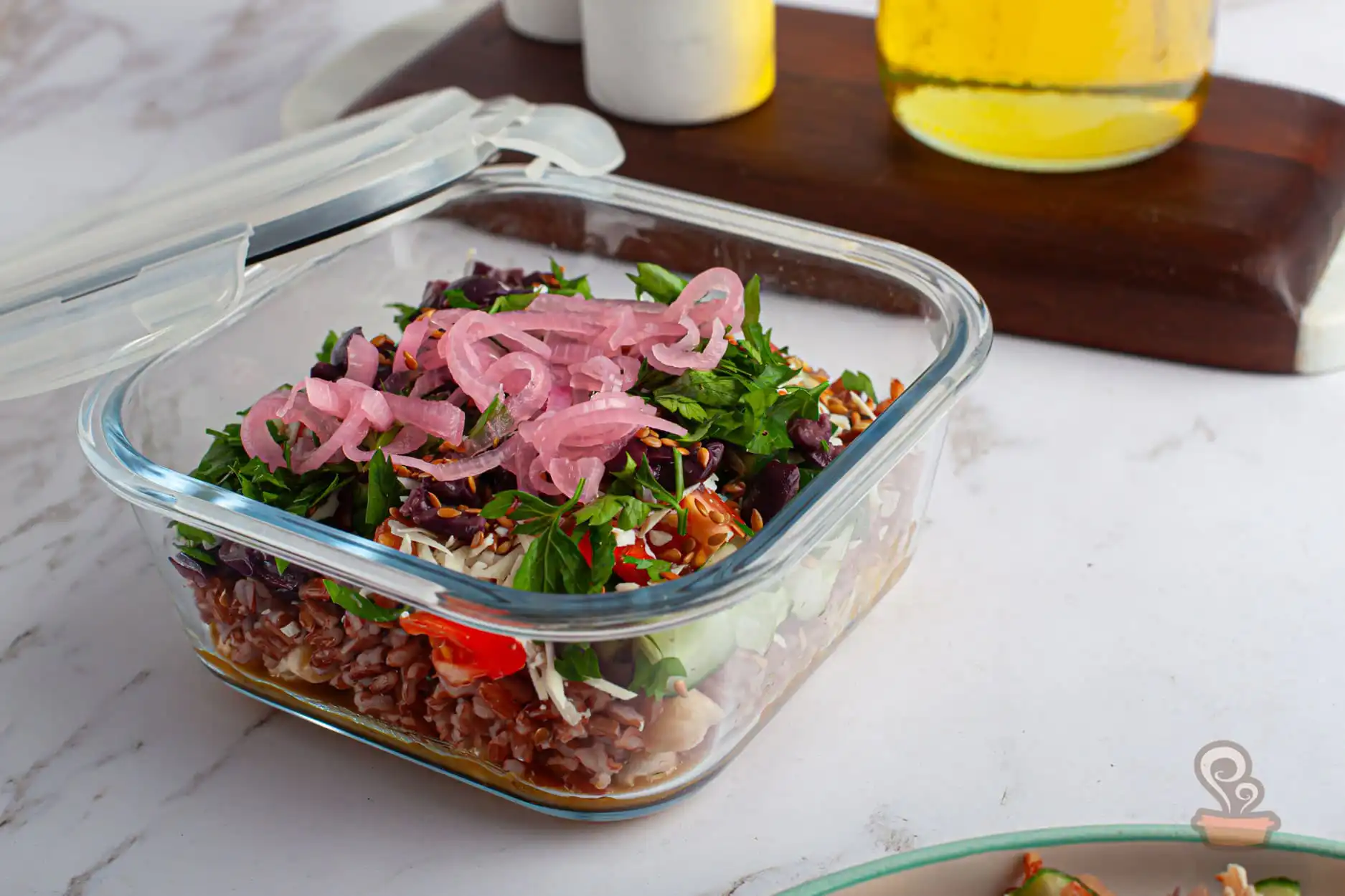 Salada de arroz - Quero Comida de Verdade - Alimentação Saudável