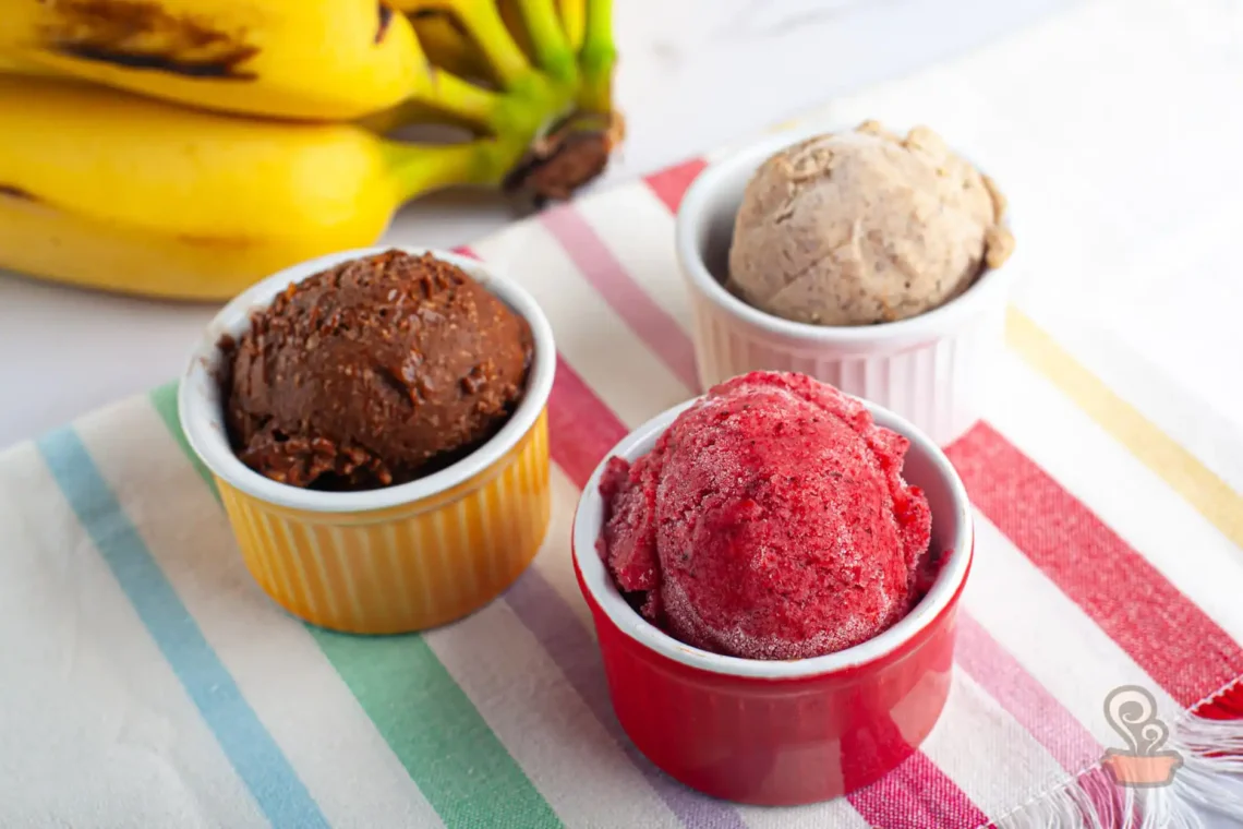 Sorvete de banana saudável - Quero Comida de Verdade - Alimentação saudável
