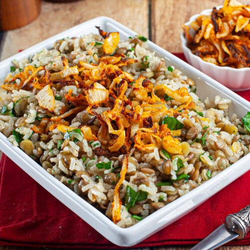 Arroz com lentilha - Quero Comida de Verdade - Alimentação Saudável