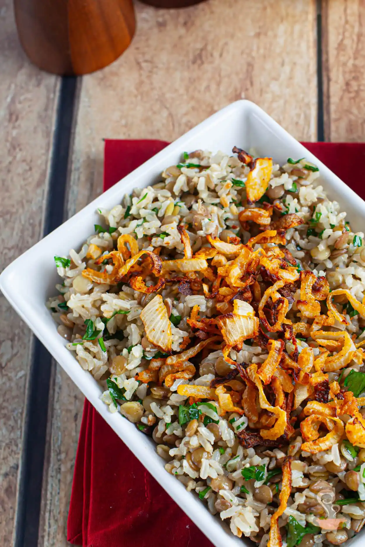 Arroz com lentilha - Quero Comida de Verdade - Alimentação Saudável