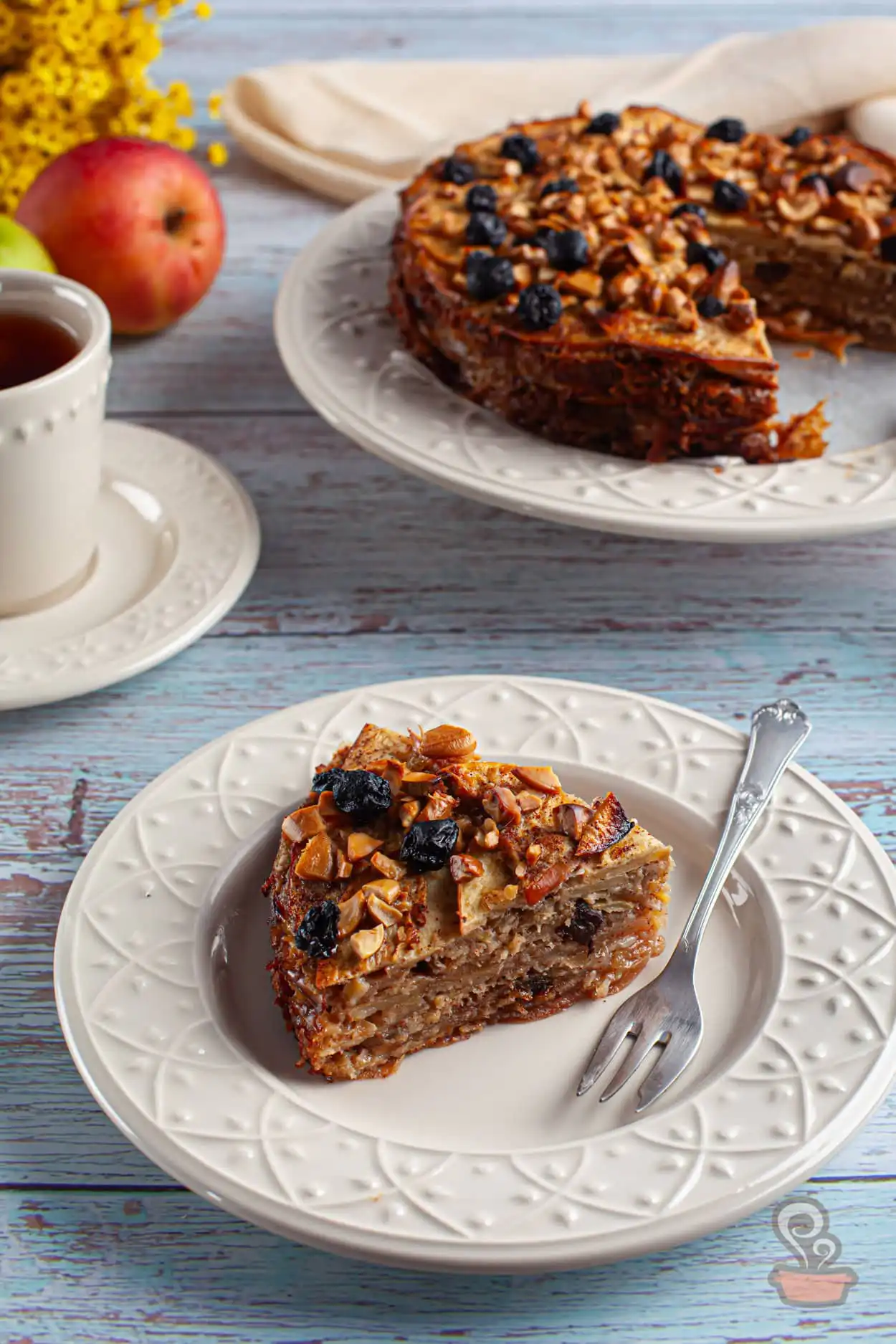 Torta de maçã - Quero Comida de Verdade - Alimentação Saudável