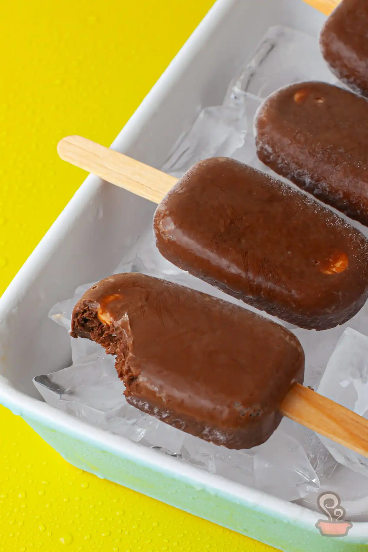 Picolé de cacau - Quero Comida de Verdade - Receita Saudável Picolé de cacau - Quero Comida de Verdade - Receita Saudável