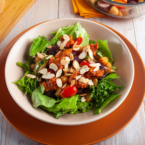 Salada de legumes assados - Quero Comida de Verdade - Alimentação saudável