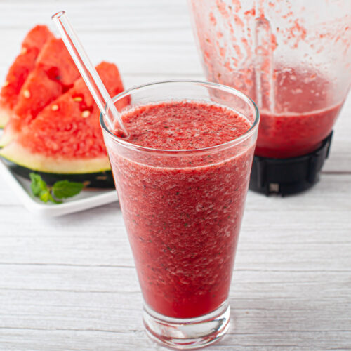 Suco de melancia com morango - Quero Comida de Verdade - Alimentação Saudável