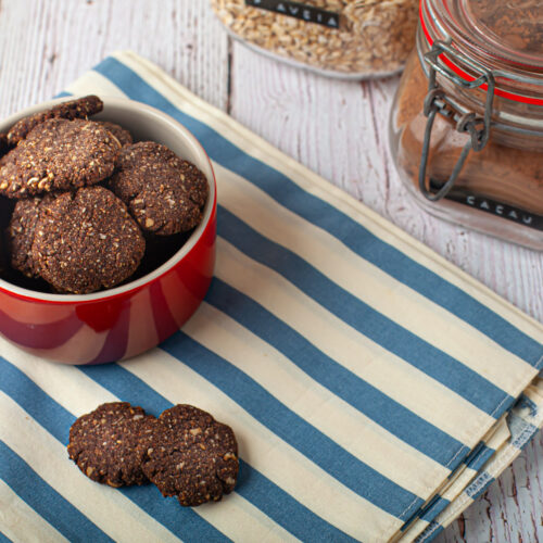 Biscoito de cacau e amêndoas - Quero Comida de Verdade - Receita saudável