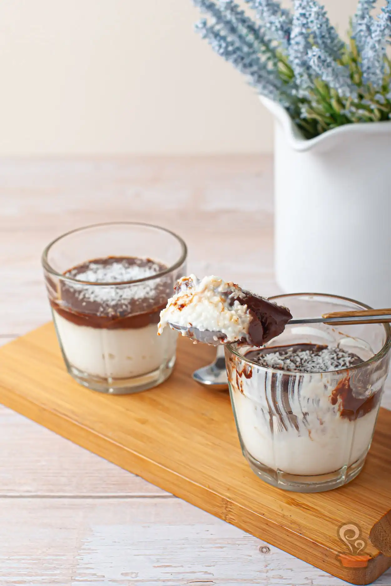 Mousse de prestígio saudável - Quero Comida de Verdade - Receita saudável