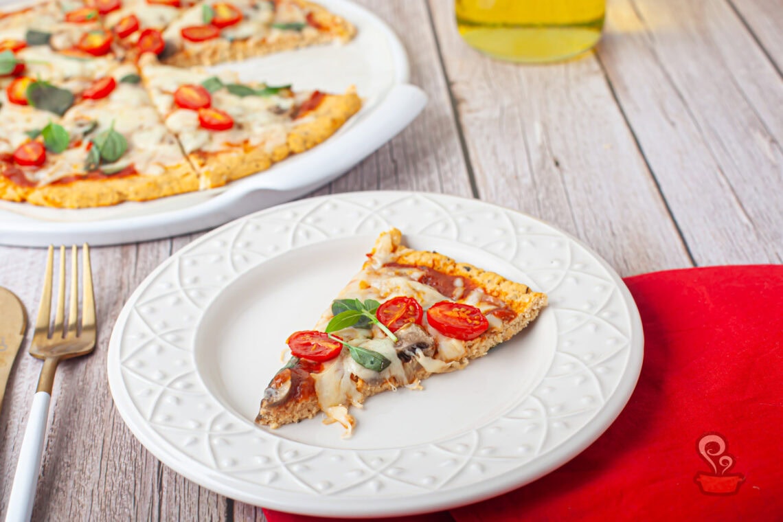 Pizza low carb - Quero Comida de Verdade - Receita saudável