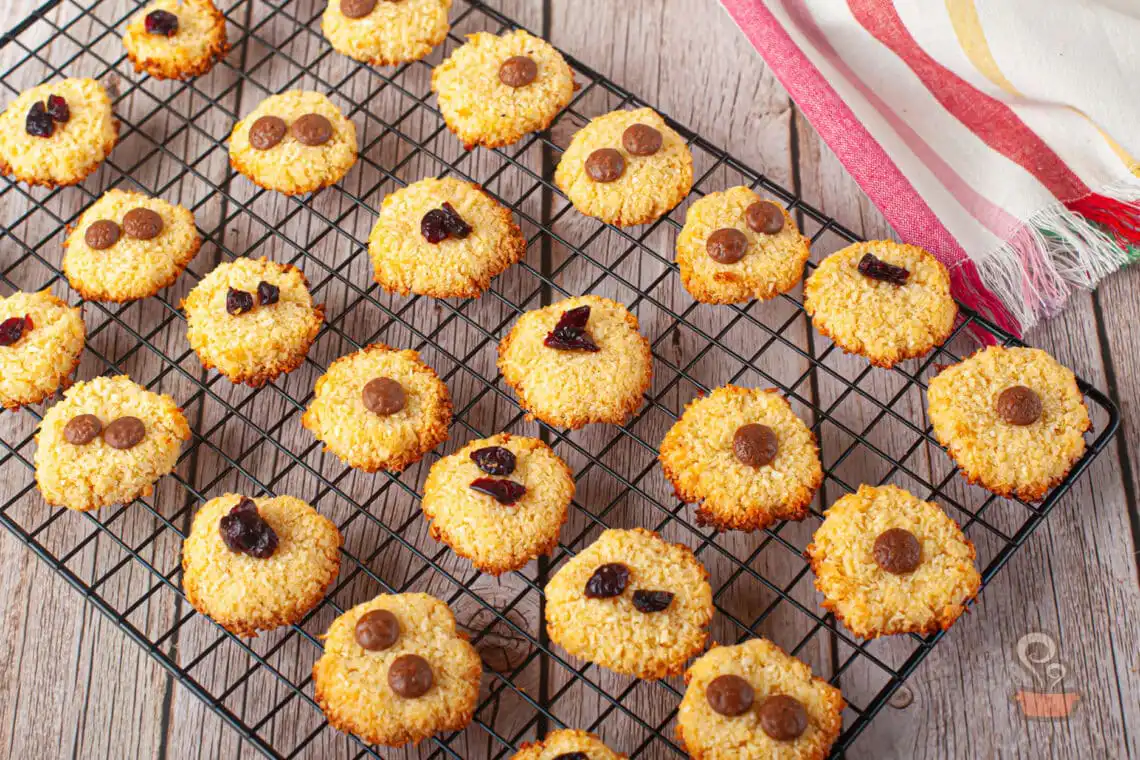 Biscoito de coco saudável - Quero Comida de Verdade - Receita Saudável
