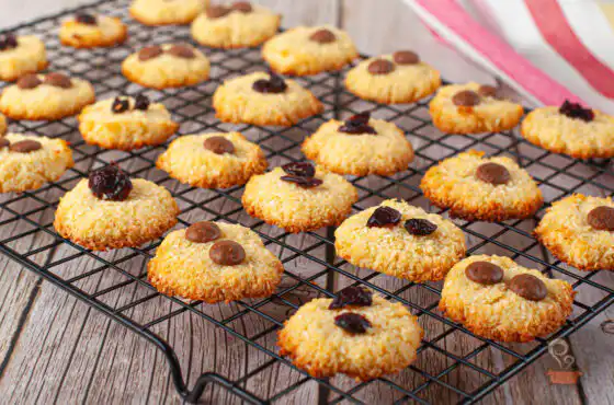 Biscoito de coco saudável